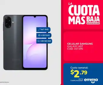 CELULAR SAMSUNG GALAXY A07