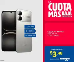 Artefacta CELULAR INFINIX SMART 20 oferta