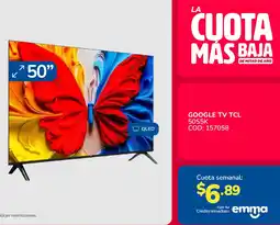 Artefacta GOOGLE TV TCL 50S5K oferta