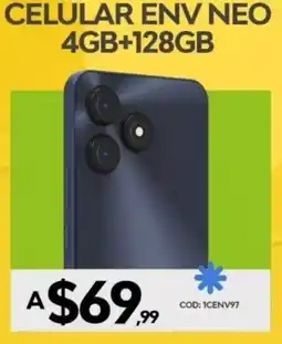 Novicompu Celular env neo 4gb+128gb oferta