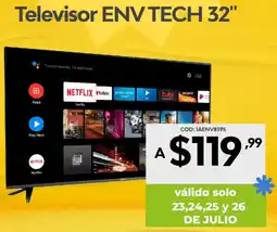 Novicompu Televisor ENV TECH 32" oferta