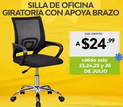 Novicompu Silla de oficina giratoria con apoya brazo oferta