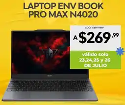 Novicompu LAPTOP ENV BOOK PRO MAX N4020 oferta