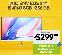 Novicompu AIO ENV EOS 24" i3 4160 8GB +256 GB oferta