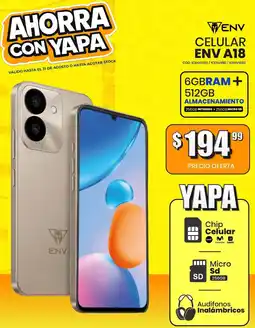 Novicompu Celular ENV A18 oferta