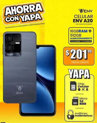 Celular ENV A20