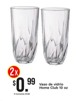 Tia Home club vaso de vidrio oferta
