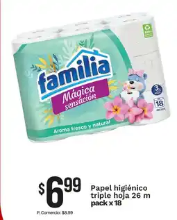 Tia Familia papel higiénico triple hoja oferta