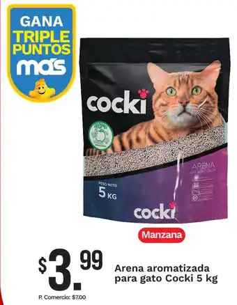 Cocki arena aromatizada para gato