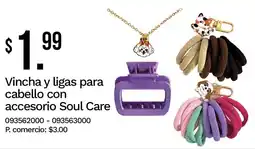 Tia Soul care vincha y ligas para cabello con accesorio oferta