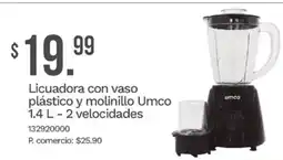 Tia Umco licuadora con vaso plástico y molinillo oferta