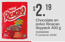 Tia Ricacao chocolate en polvo doypack oferta