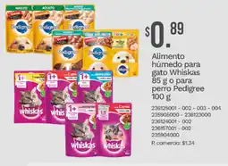 Tia Whiskas alimento húmedo para gato oferta