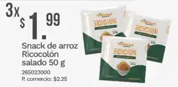 Tia Ricocolón snack de arroz salado oferta