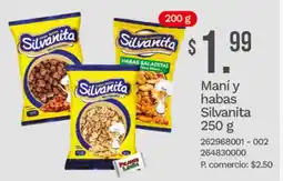 Tia Silvanita maní y habas oferta