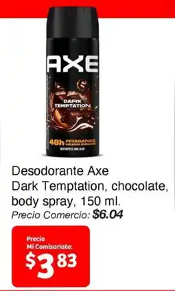 Mi Comisariato Axe dark temptation desodorante oferta