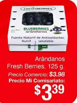 Mi Comisariato Fresh Berries arándanos oferta
