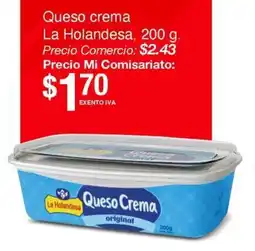 Mi Comisariato La Holandesa queso crema original oferta