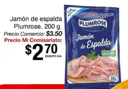 Mi Comisariato Plumrose jamón de espalda oferta