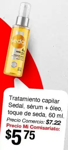 Mi Comisariato Sedal tratamiento capilar serum + oleo toque de seda oferta