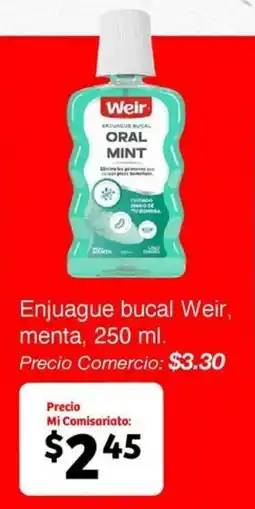 Mi Comisariato Weir enjuage bucal menta oferta