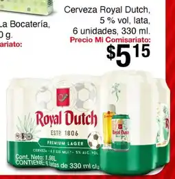 Mi Comisariato Royal Dutch cerveza 5% vol oferta