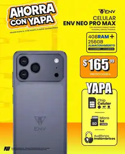Novicompu ENV Neo Pro Max celular oferta