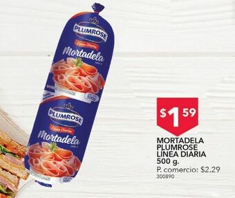 Tia Mortadela plumrose línea diaria 500g oferta