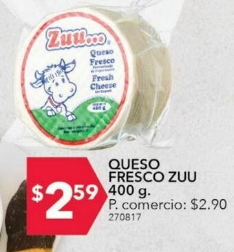 Tia Queso fresco zuu 400g oferta