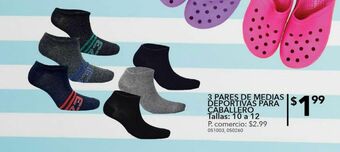 Tia 3 pares de medias deportivas para caballero oferta