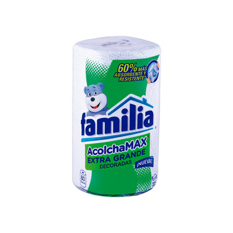 Akí FAMILIA TOALLA ACOLCHAMAX EXTRA GRANDE DECORADA x1 u oferta