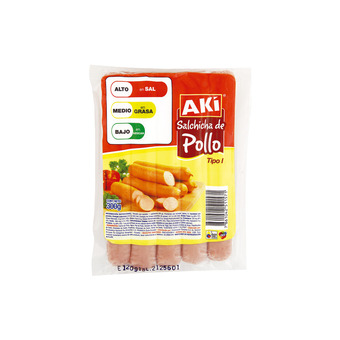 Akí AK.SALCHICHA POLLO 300g oferta