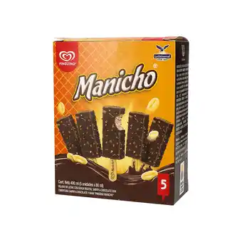 Akí PINGÜINO MANICHO PALETA X 5 80 ml oferta
