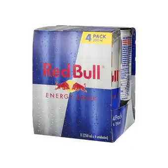Akí 4PACK RED BUL ENERGIZANTE x 4 250 ml oferta