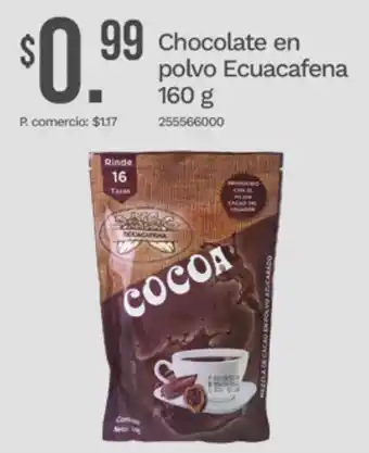 Chocolate en polvo Ecuacafena
