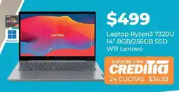 Tia Lenovo Laptop Ryzen3 7320U oferta