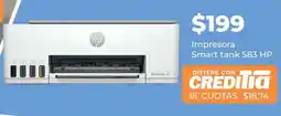 Tia HP Impresora Smart tank 583 oferta