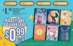 Tia Cuaderno cosido Play School oferta
