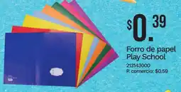 Tia Forro de papel Play School oferta