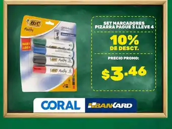 BIC Marcadores Pizarra