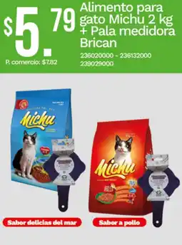 Tia Alimento para gato Michu + Pala medidora Brican oferta