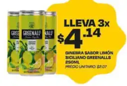 Delportal Supermercados Ginebra Sabor Limón Siciliano Greenalls oferta