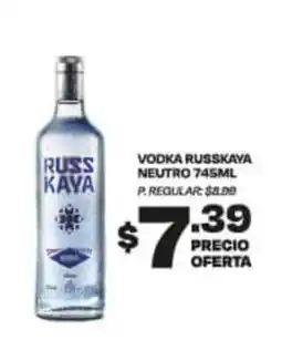 Delportal Supermercados Russkaya Vodka Neutro oferta