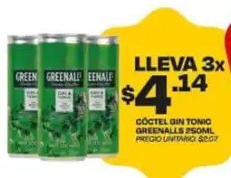 Delportal Supermercados Cóctel Gin Tonic Greenalls oferta