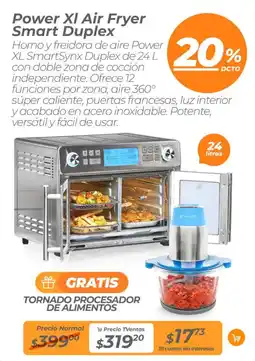 TVentas Power XL Air Fryer Smart Duplex oferta