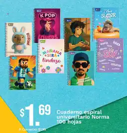 Tia Cuaderno espiral universitario Norma oferta