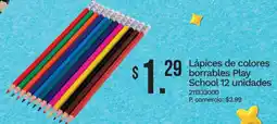 Tia Lápices de colores borrables Play School oferta