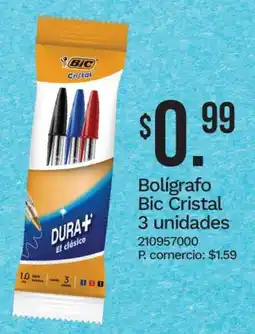 Tia Bolígrafo Bic Cristal oferta