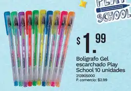 Tia Bolígrafo Gel escarchado Play School oferta