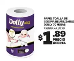 Delportal Supermercados Papel toalla de cocina reutilizable Dolly 70 hojas oferta